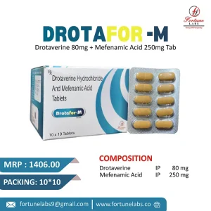 Drotaverine Hydrochloride And Mefenamic Acid Tablets 250MG