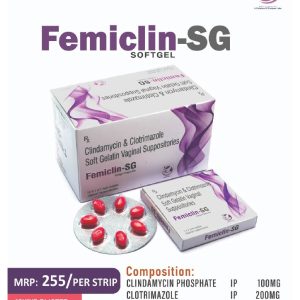 Clindamycin & Clotrimazole Soft Gelatin Vaginal Suppositories