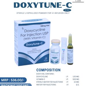 Doxycycline 100mg with Vitamin C Injection
