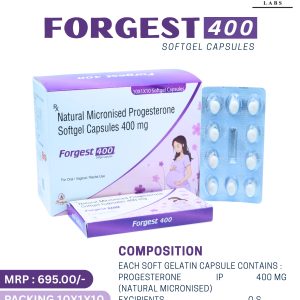 natural micronised progesterone softgel capsules 400mg