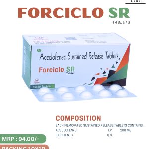aceclofenac sustained release tablets