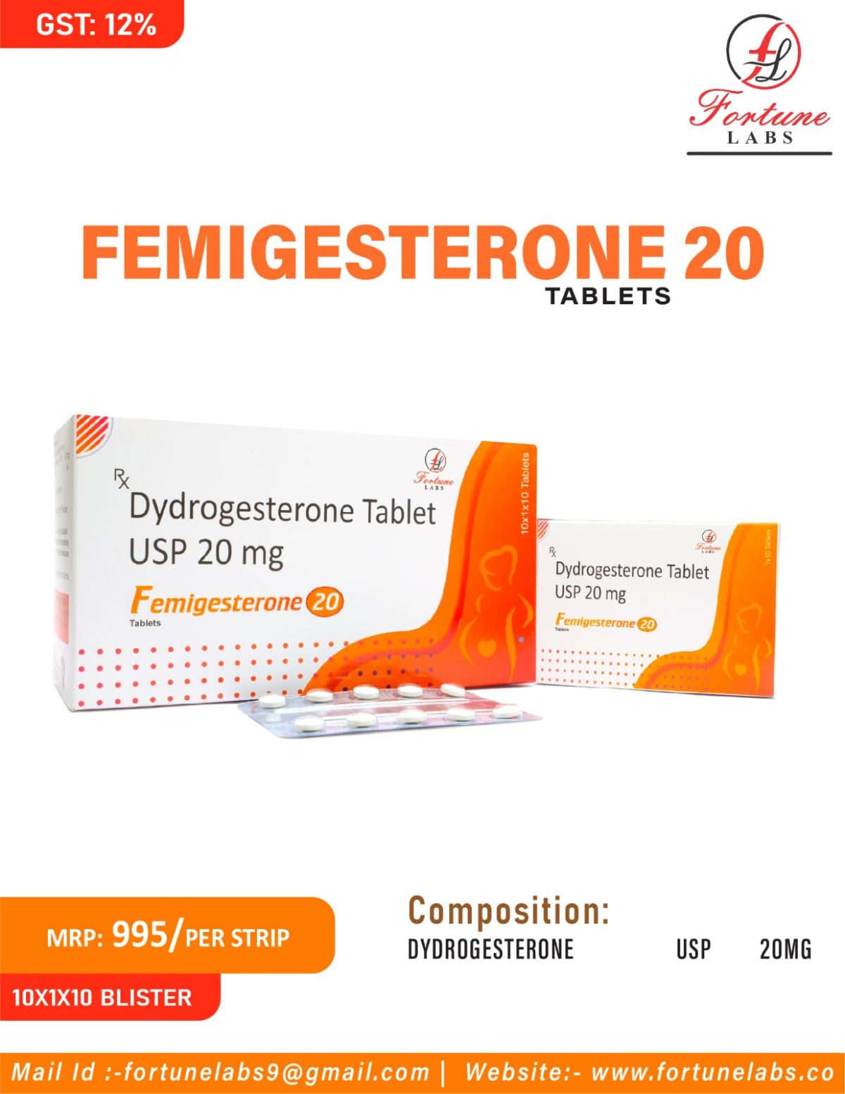 Dydrogesterone Tablets 20mg