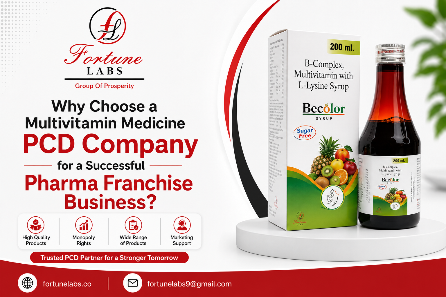 Why Choose a Multivitamin Medicine PCD Company